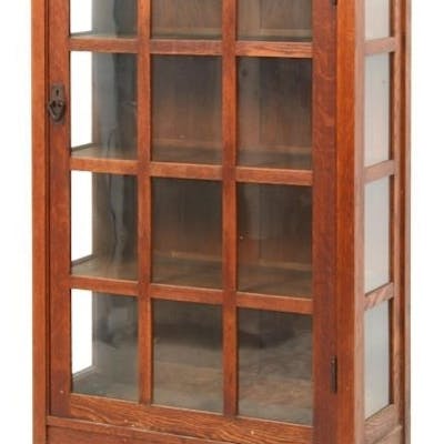 Gustav Stickley China Cabinet No 820 Barnebys