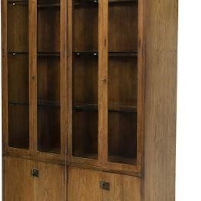 Contemporary Henredon Attrib Two Door Bookcase Barnebys