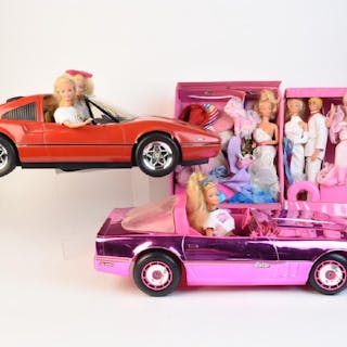 vintage barbie cars barbies