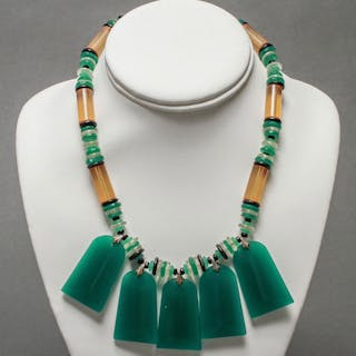 Antique vintage art deco costume jewelry