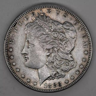 1883 S MORGAN SILVER DOLLAR $1 XF EXTRA FINE (4753)