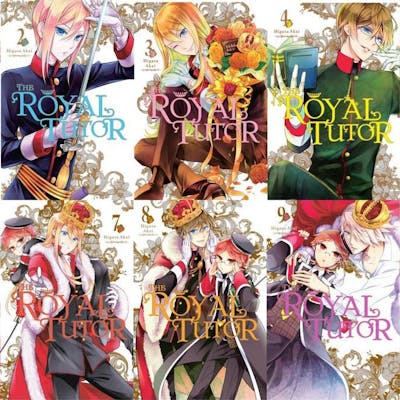 Royal Tutor Manga Series By Higasa Akai Collection Set Of