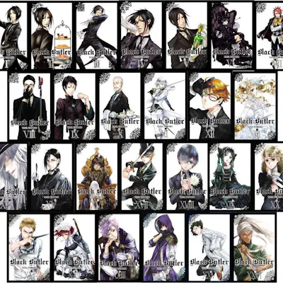 Black Butler Fantasy Manga Series By Yana Toboso Barnebys