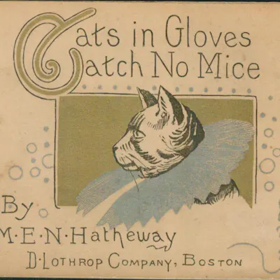Cats In Gloves Catch No Mice M E N Hatheway Barnebys