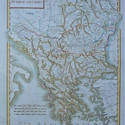 Carte De La Turquie D Europe Pierre Tardieu Barnebys Carte De La Turquie D Europe Pierre Tardieu Barnebys