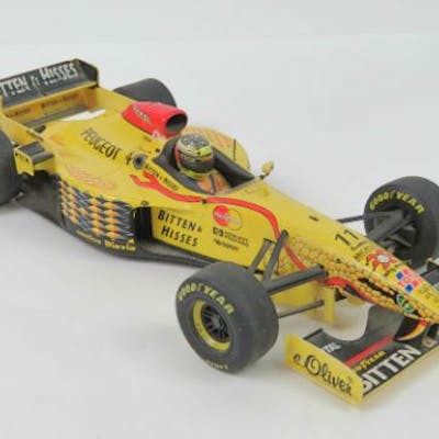 Two 1 18 Minichamps Jordan F1 Bitten Hisses 1997 Cars Giancarlo Fisichella Barnebys