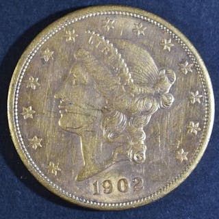1902 $20 GOLD LIBERTY CH BU
