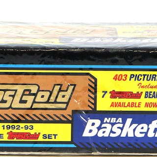 1992-93 Topps Gold Basketball Factory Sealed Set 403 cards Shaquille