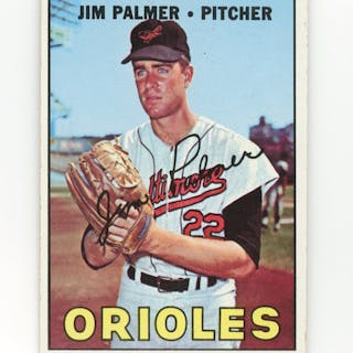 1967 Topps #475 Jim Palmer Year 2 Baltimore Orioles