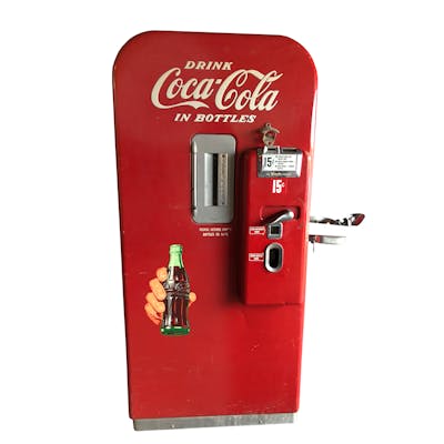 1954 Coca Cola 15 Vending Machine W Water Fountain Works Perfect Barnebys