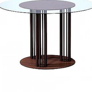 Table Kandisky 1923 in corten with glass top