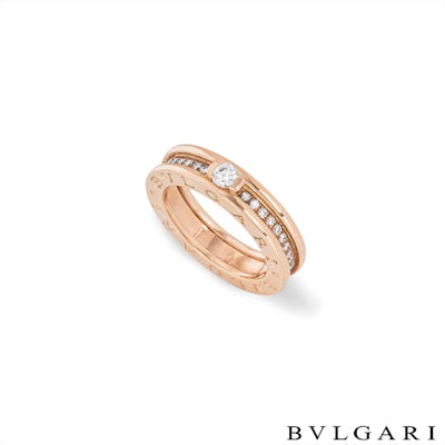 Bvlgari Rosegold Diamond B Zero1 Ring Size 50 Barnebys Bvlgari Rosegold Diamond B Zero1 Ring Size 50 Barnebys