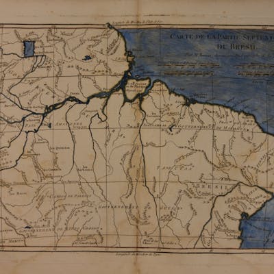 1780 Color Copper Map Brazil Bresil South America Amazon River Bonne Barnebys 1780 Color Copper Map Brazil Bresil South America Amazon River Bonne Barnebys