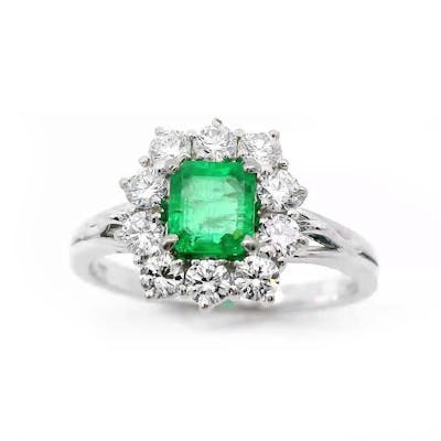 Antiker Diamantring Mit 3 9ct Diamanten Mittelstein Ca 1 5ct Barnebys
