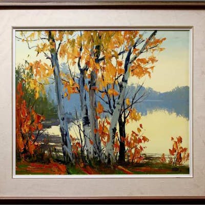 Murray Mccheyne Stewart Canadian 1919 06 Morning Calm Boshkung Lake Barnebys
