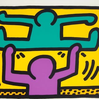 Keith Haring (1958-1990), American - PLATE 4, FROM "POP SHOP I," 1987